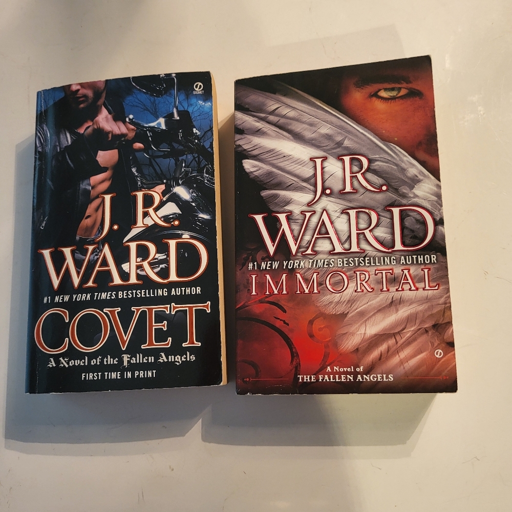 J R Ward Lot Of 2 Paperbacks From The Fallen Angel Series